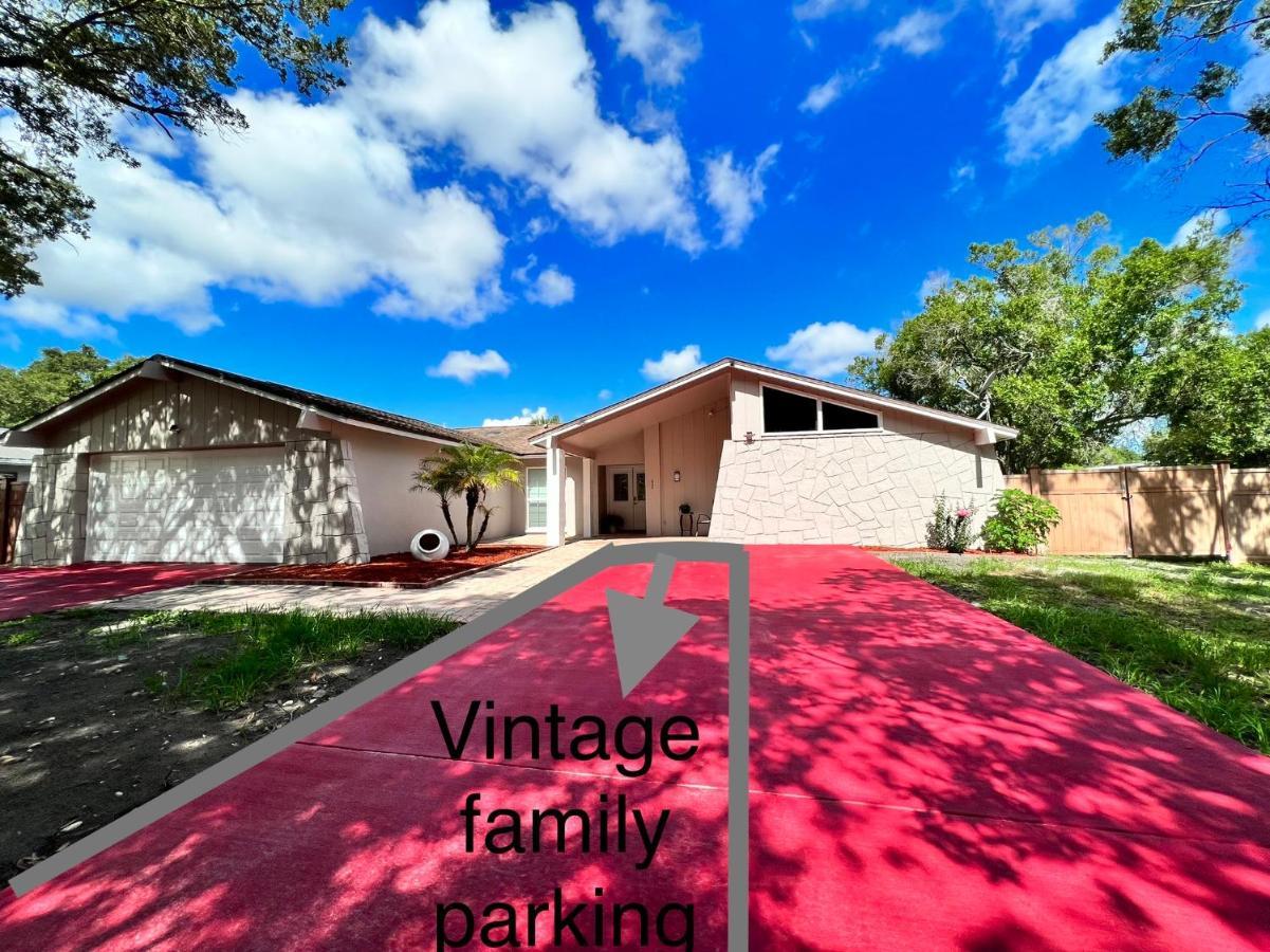 Vintage Family Scape + Heated Pool&Discount Vila Tampa Exterior foto